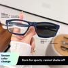 Photochromism Myopia Glasses Men'S Outdoor Cycling Glasses Adjustable Eyeglass Legs Eye Frame To Prevent Detachment