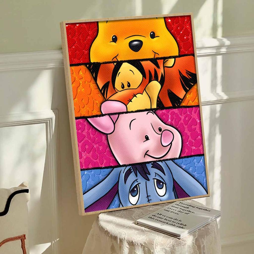 DIY Diamond Painting Lovely Little Animals Cross Stitch Kit Mosaic Art Diamond Painting Full Circle Diamond Home Decoration