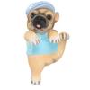 Animal Planter Hanging Ornament Lifelike Cute Appearance Flowerpot Hug Statue for Garden Yard Balcon
