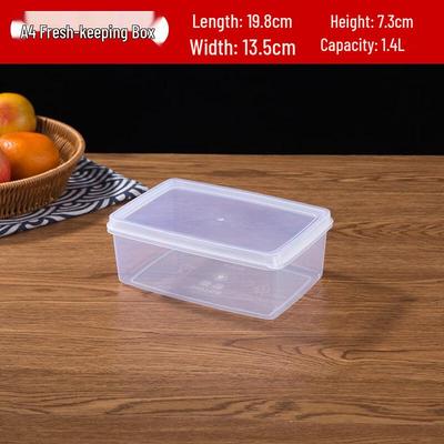 ZISIZ Rectangular Plastic Food Storage Container