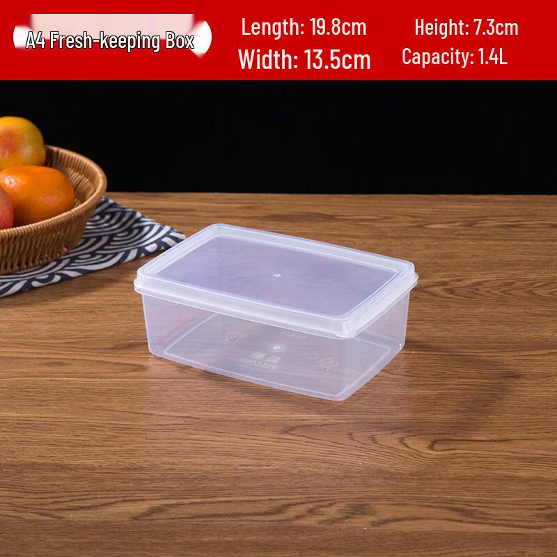 ZISIZ Rectangular Plastic Food Storage Container