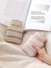 Fasola Mini Silicone Hot Water Bottle, Small Size, Water-Filled Warm Water Bag for Stomach Application, Thickened Explosion-Proof Hand Warmer Bag