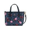 Coach Město 15 Uzavírání na zip Logo Plátěná taška Tote Nákupní Taška přes rameno Crossbody Mini Dámská Tote Smíšené barvy Denimově modrá CY737-IMDEI