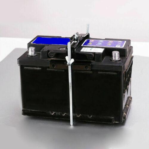 1 Set 19cm Verstellbarer Autobatteriehalter Universelles Metall-Autobatterieblech Verstellbare Halteklammer Halterungs-Kit Autozubehör