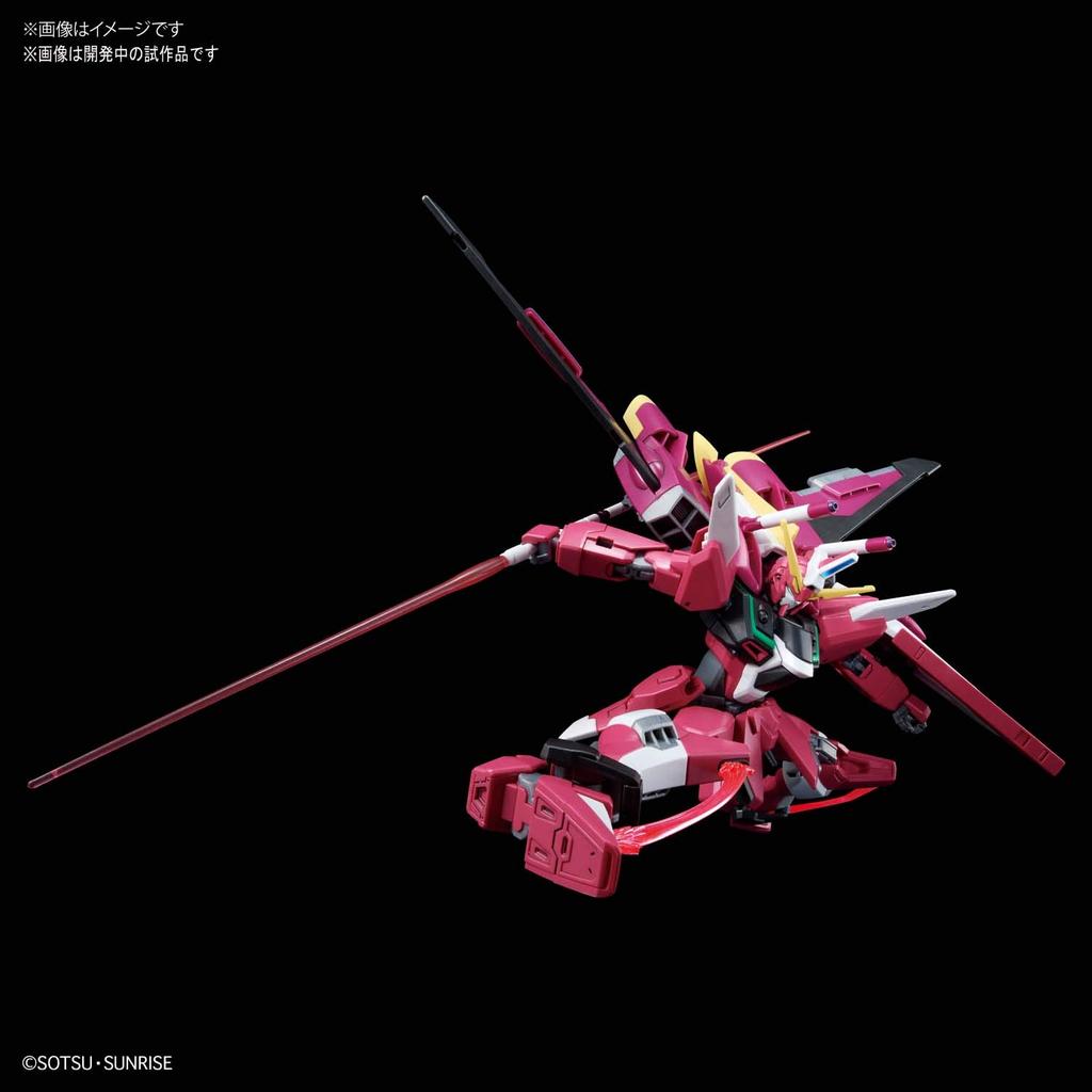 BANDAI SPIRITS HGCE Mobile Suit Gundam SEED DESTINY Infinite Justice Gundam 1/144 Scale Pre-Colored Plastic Model