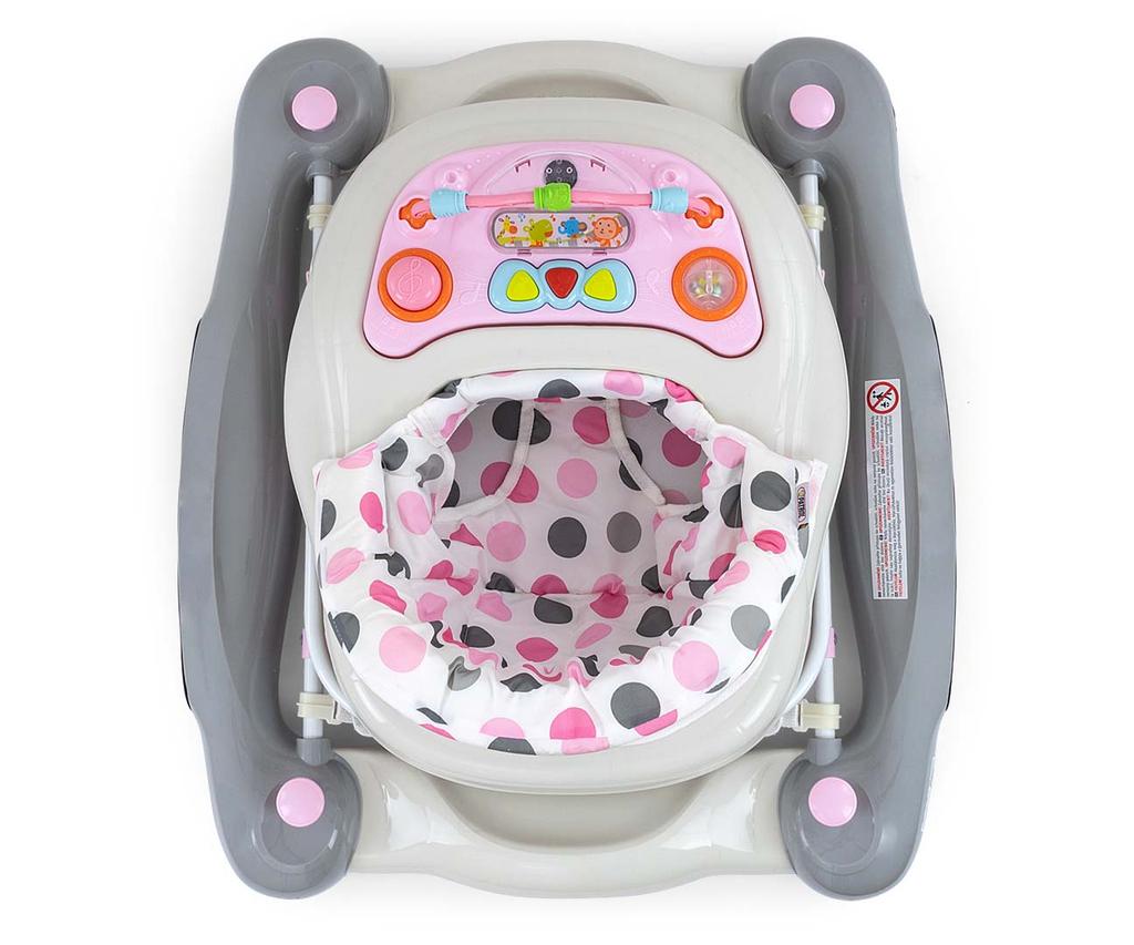 MILLY MALLY 5701 Patrol Plus Pastel Dots Baby Walker