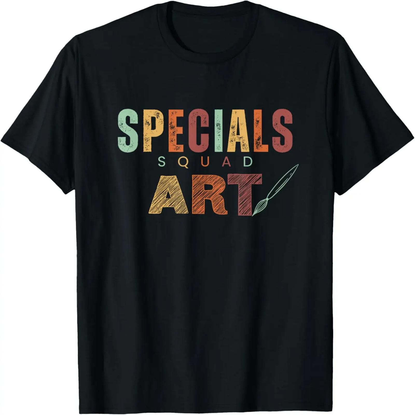 Футболка для учителей рисования в стиле ретро от команды  Specials Squad XXXXXL разноцветный