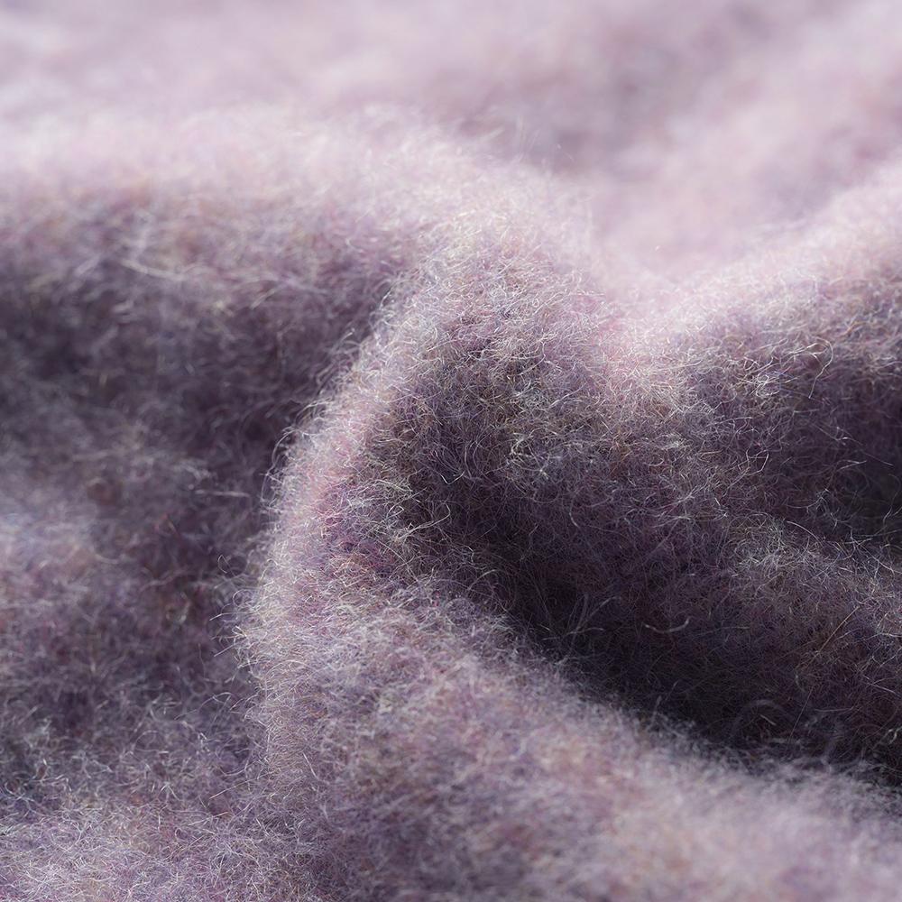 EDWARDMAX Shaggy Dog Unisex Round Knit (Banff Empurple)