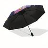 Magical Unicorn Night Wall Sticker for Kids Room DecorUmbrella, Portable 3-Fold Compact Umbrella,Christmas Gift ES433