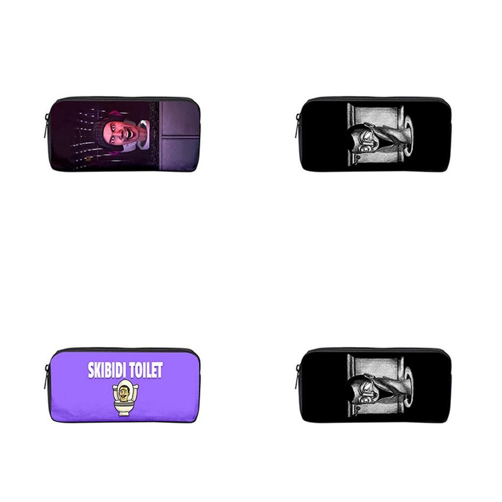 Skibidi Toilet 3d Cross-border Game New Product Nylon Pen Bag For Students