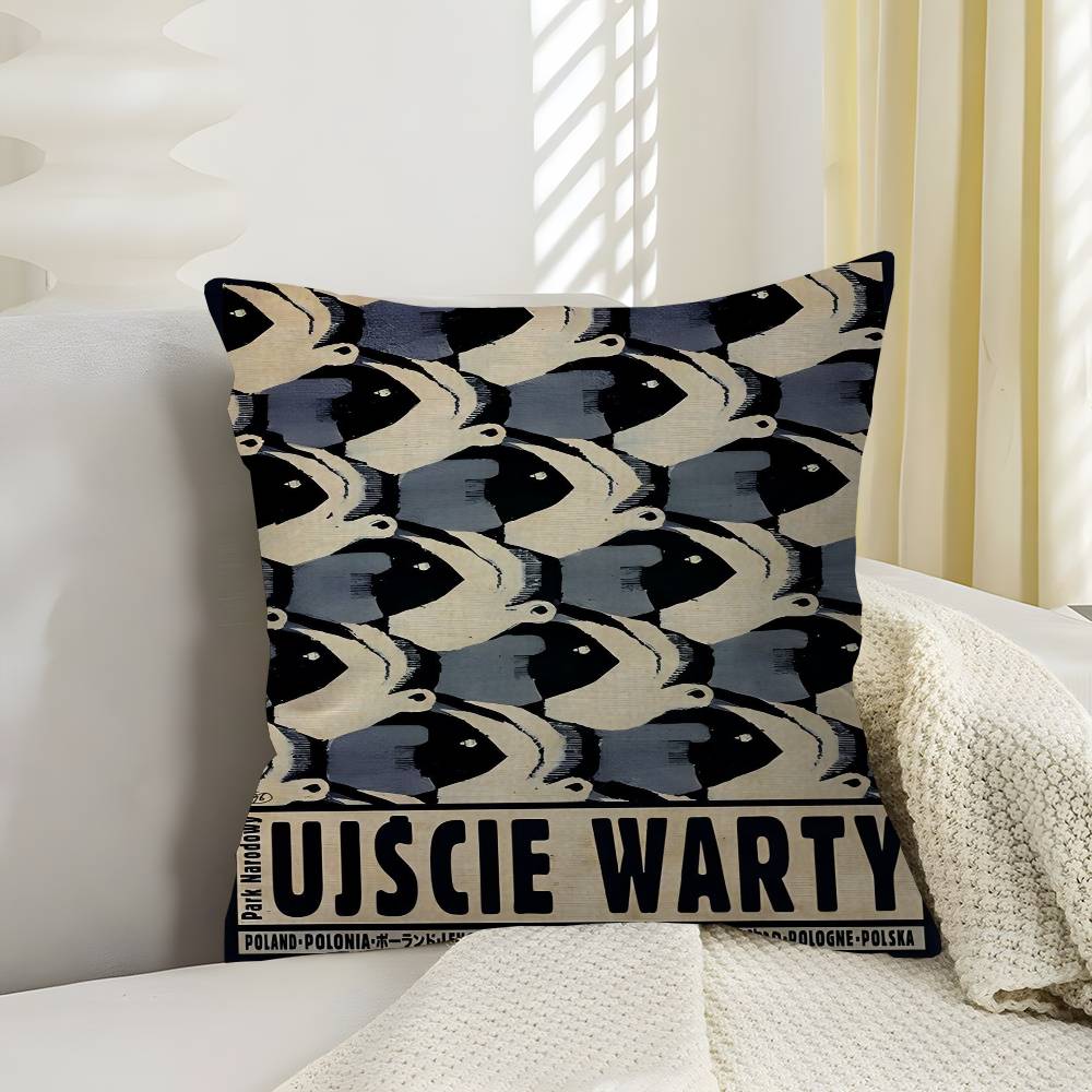 Retro Ryszard Kaja Artworks Pillow Gift Home Office Decoration Bedroom Sofa Car Cushion Cover case x