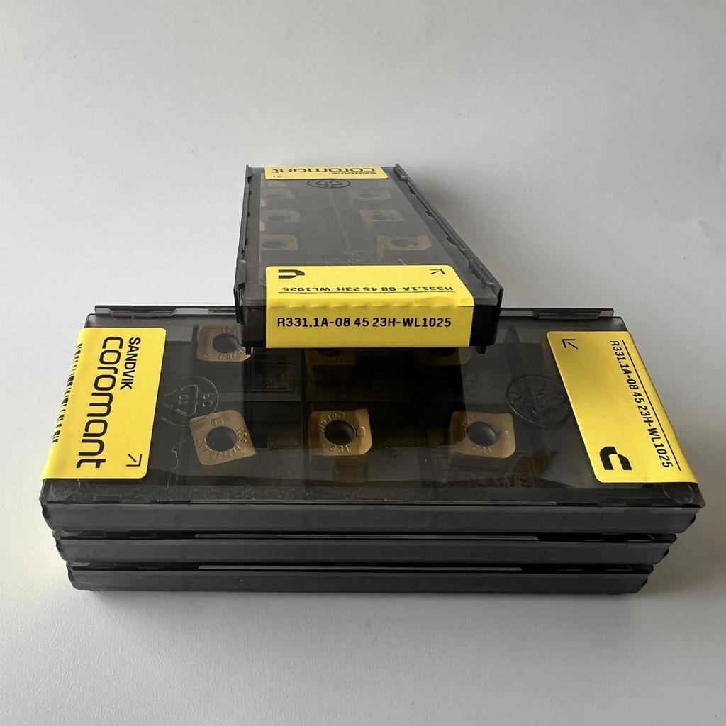 SANDVIK / R331.1A-084523H-WL 1025 / Industrial indexable Carbide Inserts 10 Pcs