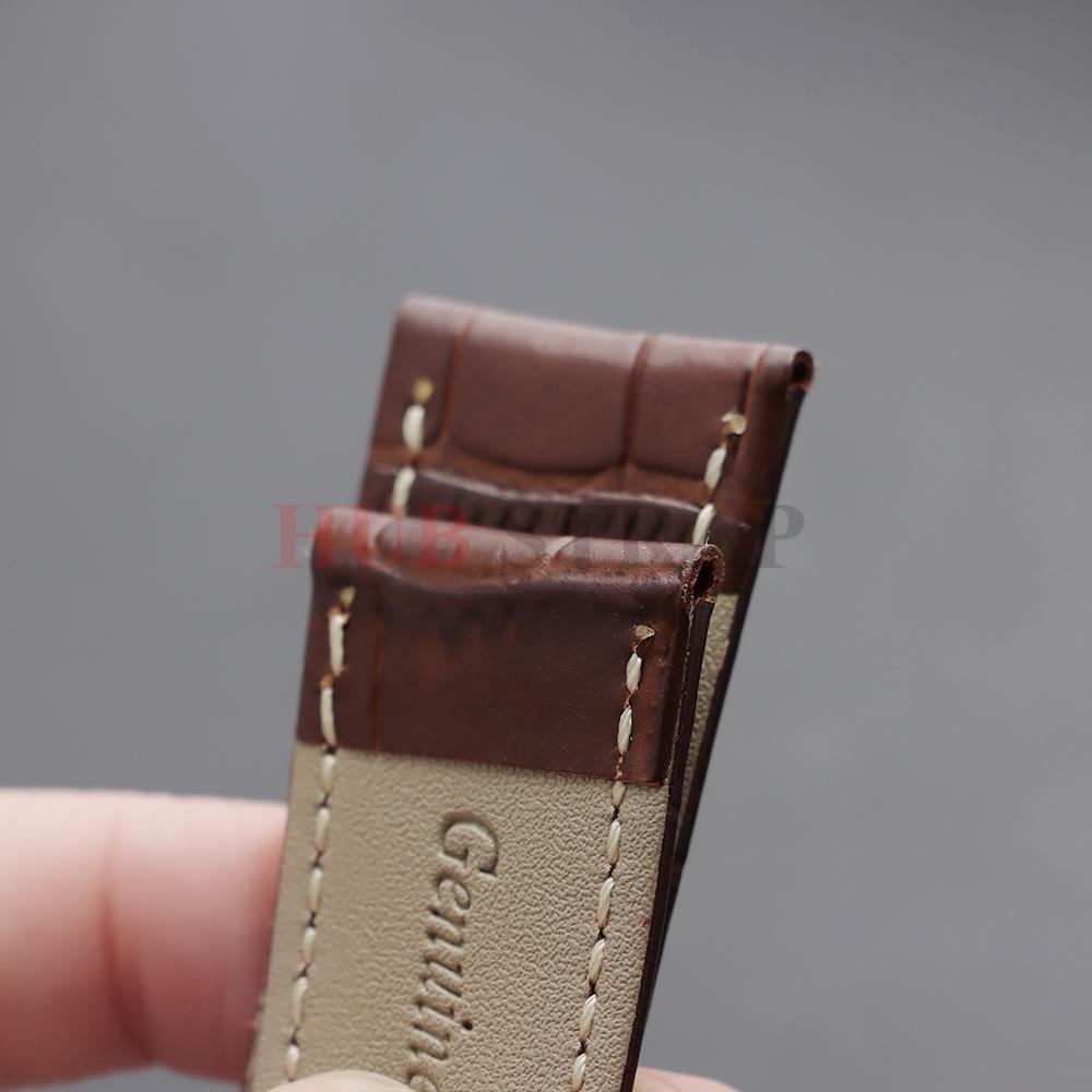 High Quality Soft Watch Band Genuine Leather Business Universal Straps12/13/14/15/16/17/18/19/20/21/22/23/24mm Watch Accessories
