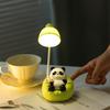 Cartoon Rechargeable Desk Lamp, Study Led Panda Desk Lamp, Creative Dormitory Student Desk Lamp, Night Light