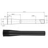 Mountain Bicycle Fork Head Tube Replacement Bike Front Fork Tube Tapered MTB Gas Oil Front Fork Head Tube