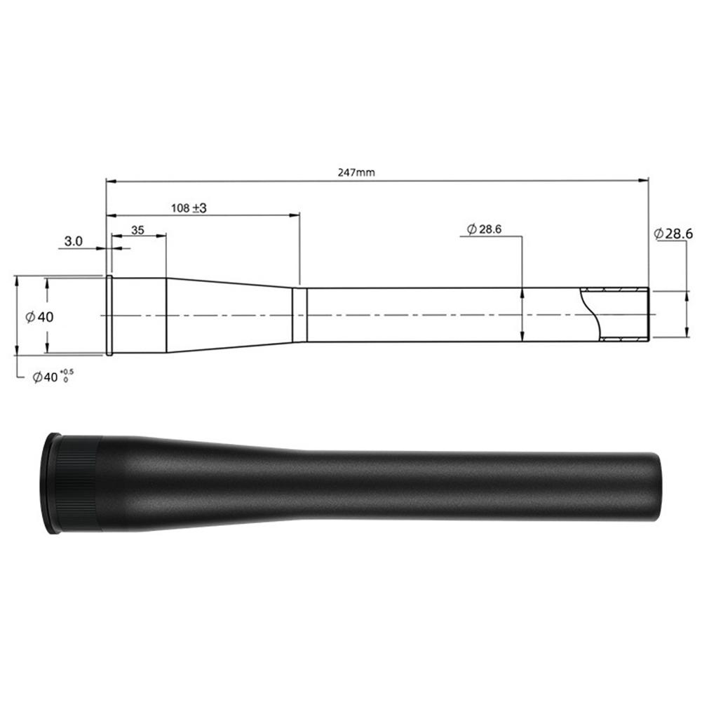 Mountain Bicycle Fork Head Tube Replacement Bike Front Fork Tube Tapered MTB Gas Oil Front Fork Head Tube