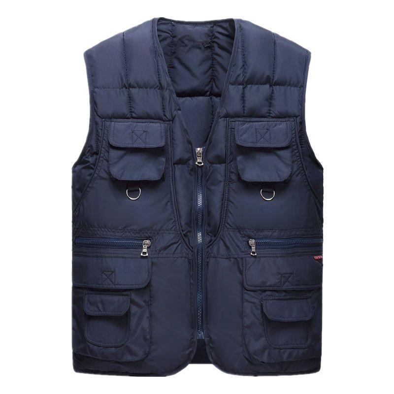 Men's Autumn And Winter Vest, Thick Vest, Camisole, Middle-aged And Elderly Vest, Men's Vest