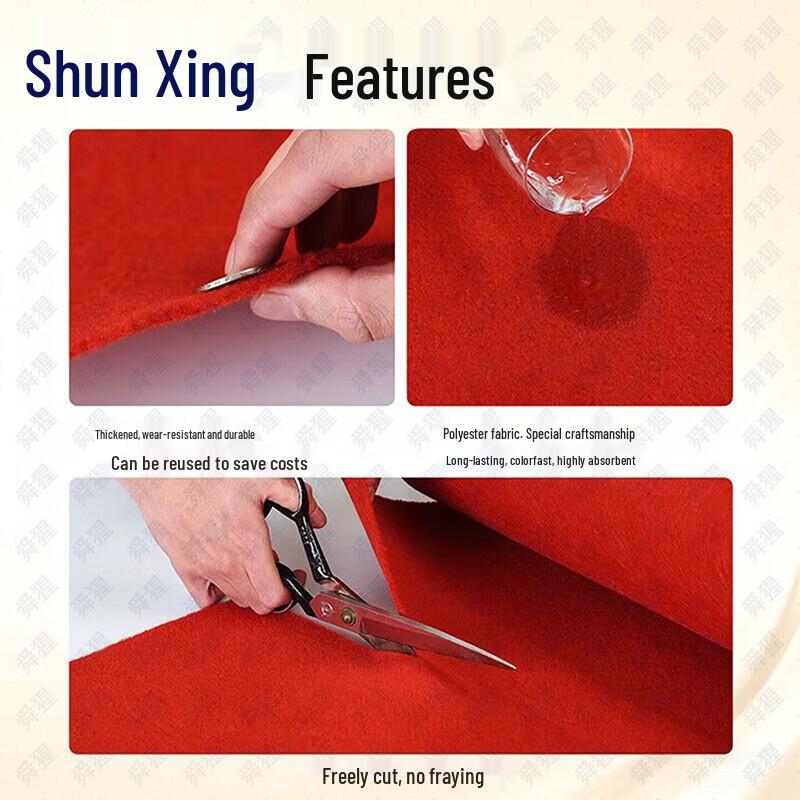 Shunxin Disposable Red Carpet Runner for Events and Weddings