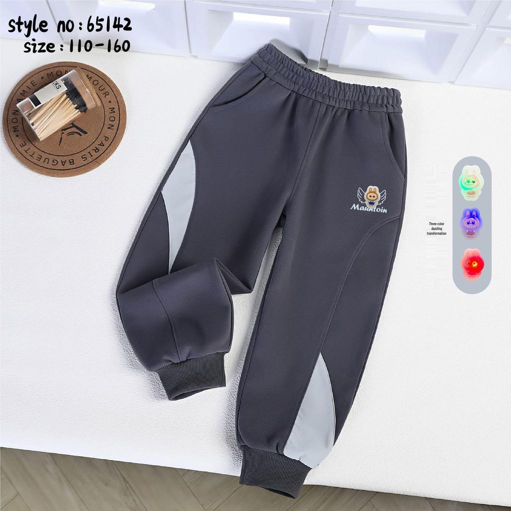 Kinder Herbst Cartoon Leuchtende Colorblock Sporthose