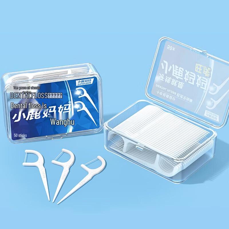 FAWNMUM Ultra-Fine Dental Floss Sticks