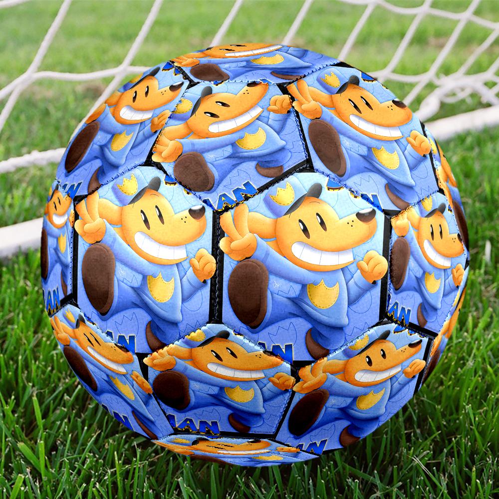 Dog Man And Friends Adventure Size 5 Soccer Ball,Indoor/Outdoor Suitable for Training Matches Tournaments Practice Games Perfect Gift for Fan