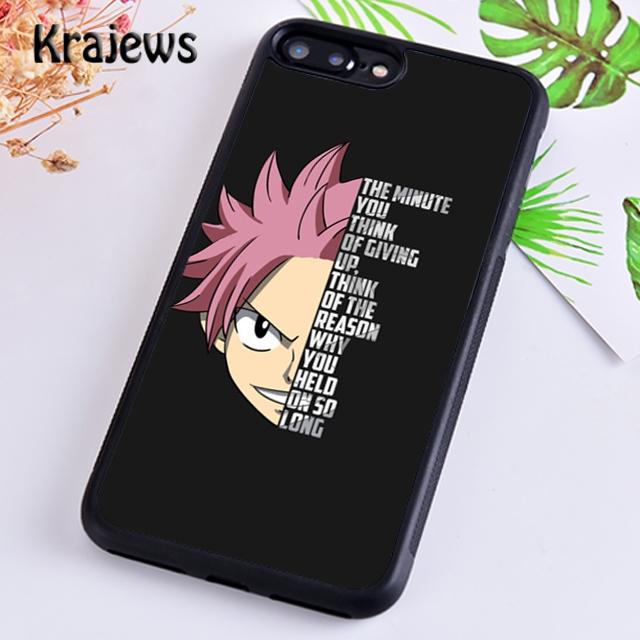 Krajews Fairy Tail Anime Paint Splatter Soft Phone Case For iPhone 14 5 6s 7 8 plus XR XS 11 12 13 pro max Samsung S21 S22ultra