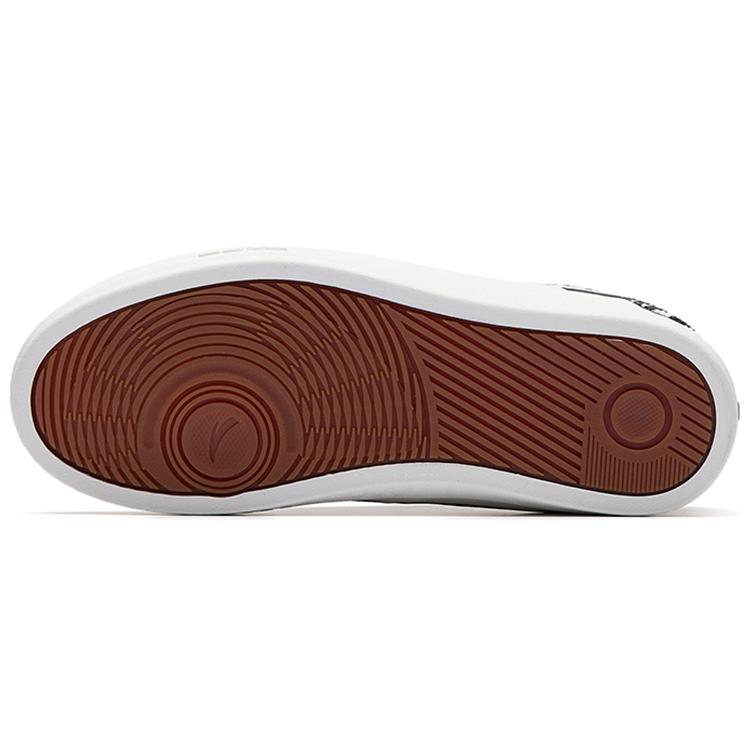 new Anta Ao Li Wear-Resistant Low-Top Skateboard Shoes Women's Black White