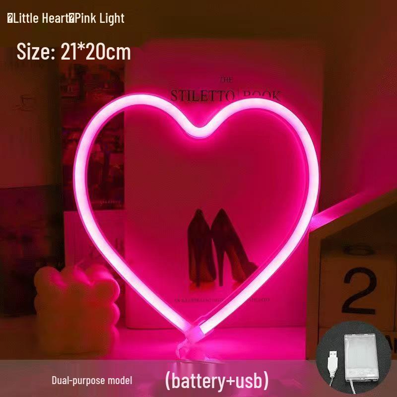 Manufacturer's New LED Neon Light: Lightning Cloud, Planet, Heart, Rainbow – Perfect for Christmas Night Décor.