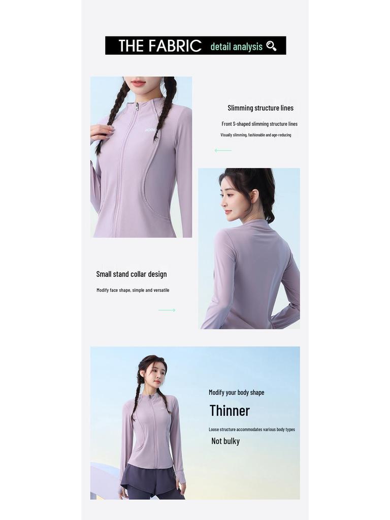 Profesjonalna Damska Kurtka do Jogi i Biegania 2026 - Długi Rękaw Jesień/Zima Odzież Fitness