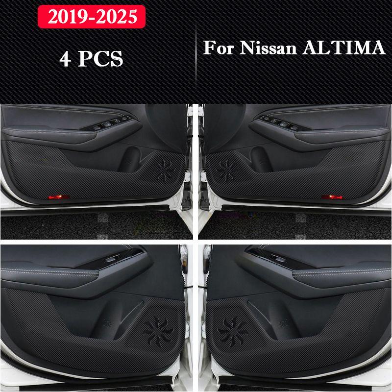 For Nissan ALTIMA 2013-2026 Car Door Anti-kick Pad Interior Protection Sticker Modification Decorative Sticker Auto Accessories