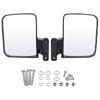 2PCS Golf Cart Mirrors Side View Mirror 180 Degrees Rearview Mirror Universal Golf Cart View Mirror