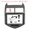 9 INCH Car Frame Fascia For Chevrolet Aveo 2 Sonic T300 2011-2015 Adapter Canbus Box Decoder Cable Radio Head Unit Panel Kit