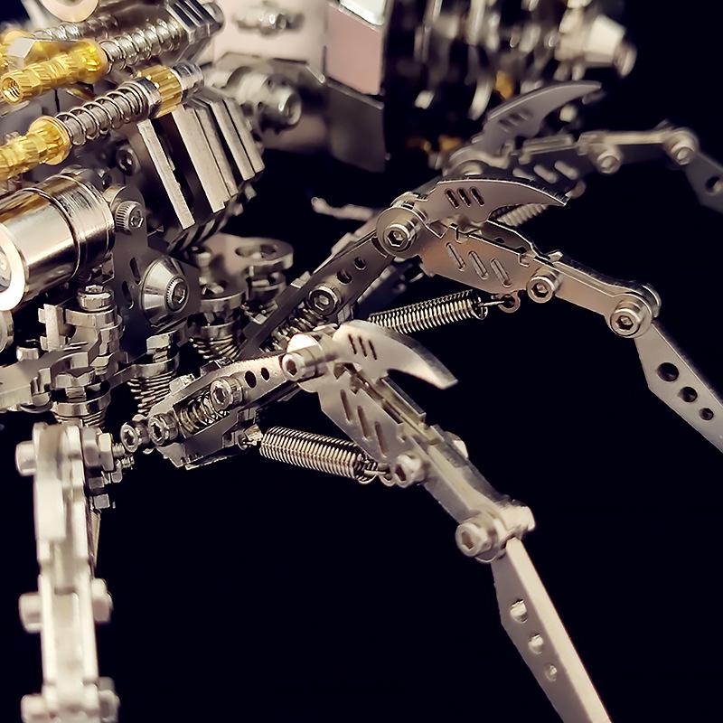 Spider King Plus 3D Metal Puzzle: Mechanical Insect Assembly Toy for Kids