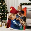 A-AlvinAndTheChipmunks Throw Flannel Blanket Perfect for Sofa Office Bed Travel Sleep Read Relax Camping Four Season Use