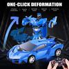 2-in-1 Transformable Robot Car Remote Control Deformation Car New Children Boys Toys  Gift