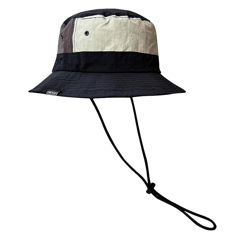 

[Livvvo] safari hat Men s [New foldable storage integrated type UV protection] The brim of the hat is wide Prevents UV rays A lightweight, breathable