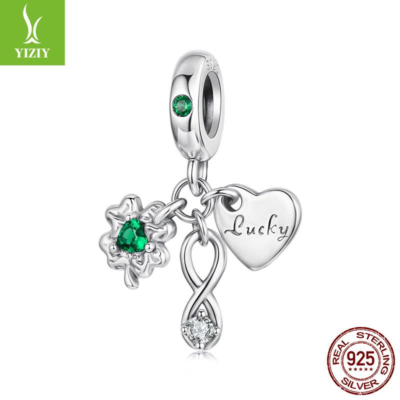 S925 Sterling Silver Pendant Jewelry Accessories Summer Small Fresh Hippocampus Earphones Diy Beaded Collection