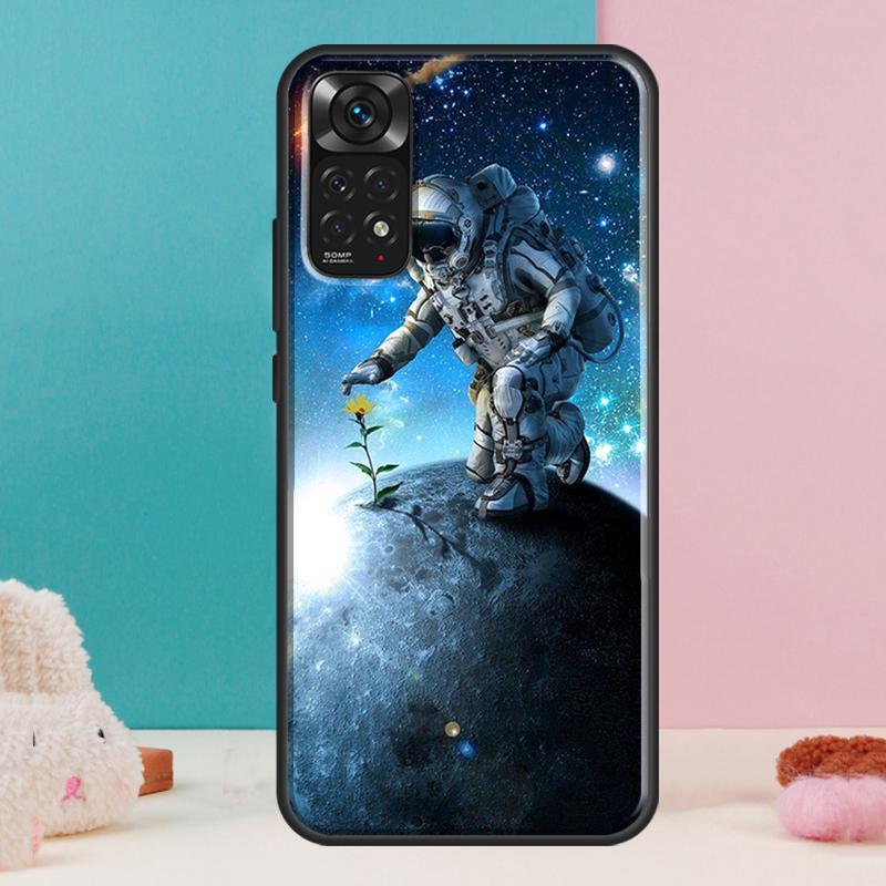 Moon Stars Space Case For Xiaomi Redmi Note 14 12 11 9 10 13 Pro 9S 10S 11S 12S Redmi 13C 10C 12C 14C Cover