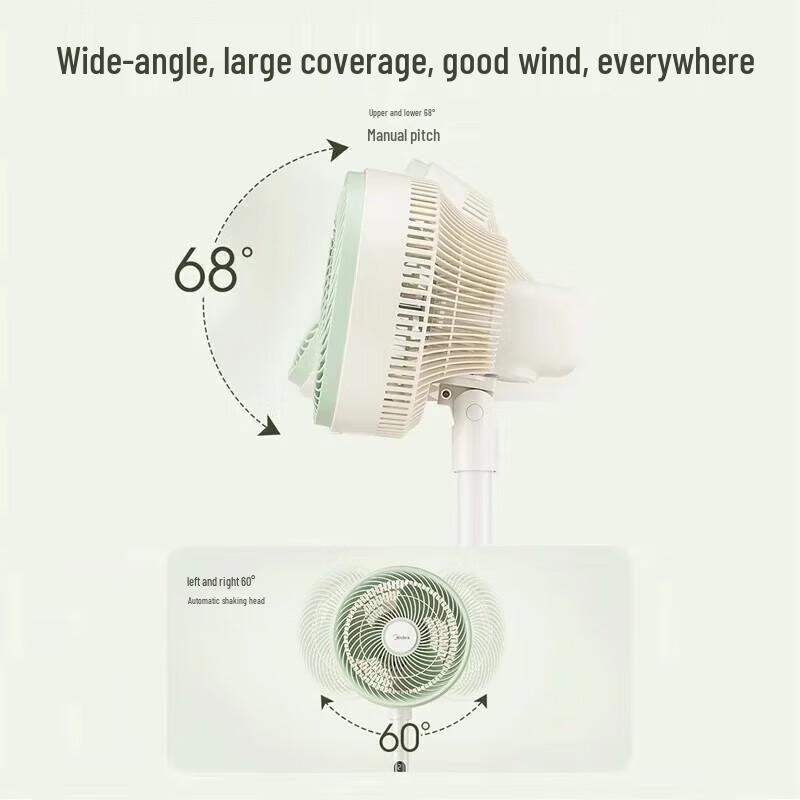 Midea Smart Air Circulation Fan CN Plug (adapter Included)