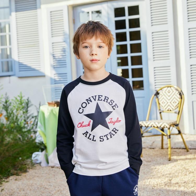 Converse T Shirt Jet Black Teenagers Kids' CV2412207GS-008