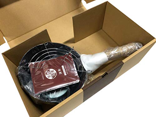 Kyoto Katsugu (Kyoto Katsugu) Deep Wok, 20cm, with Strainer, Made in Japan