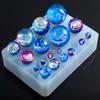 20 Cavity Round Beads Silicone Mold 3D Mixed Size Planet Ball Casting Molds For DIY Resin Jewelry Making Supplies Accessories