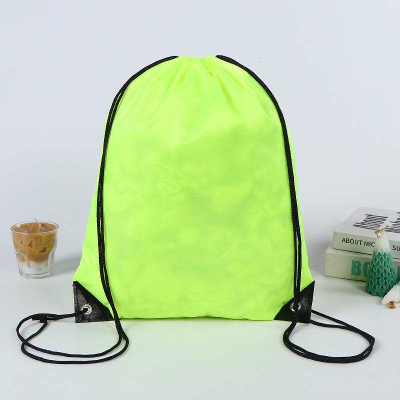 Waterproof Polyester Drawstring Backpack for Marathon Events