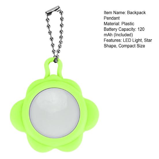 Pingente de Mochila Luz LED Luz de Bolsa com Múltiplos Modos de Iluminação Luz Noturna de Bolsa Compacta Acessório de Iluminação de Bolsa