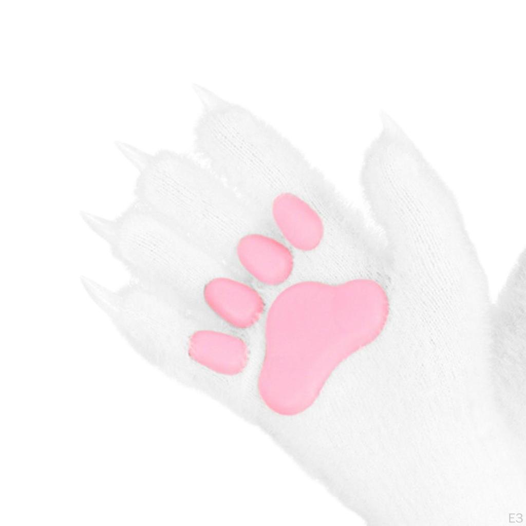 Katzenkrallen Handschuhe Bären Wolf Pfoten Fäustlinge für Party Bühnenauftritt