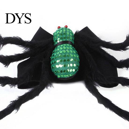 Funny Cat Spider Apparel for Party Pet Costume, Halloween Outfit with Skull Face, Black Animal Costumes Holiday Cats Dogs Cosplay Photo Props