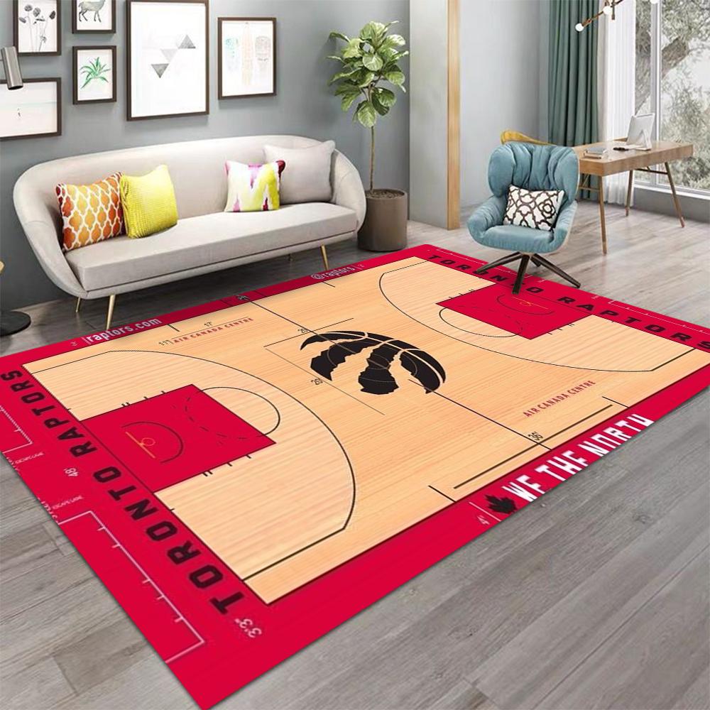 Basketball Court Carpet Boy's Room Area Rug for Living Room Home Sofa Table Crawling Carpet Anti Slip Floor Mat