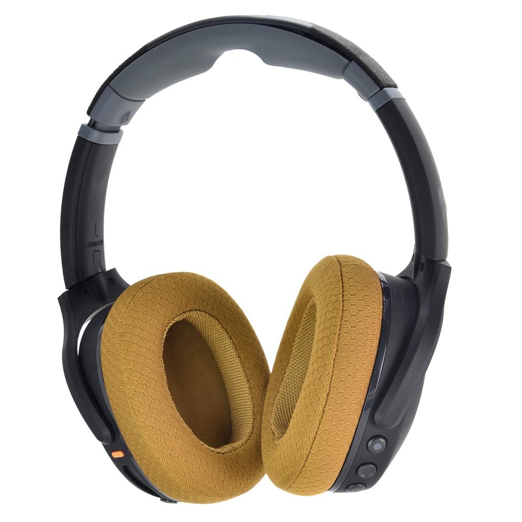 Mesh Fabric Earpads Ear Pads for Skullcandy Crusher Earphone Memory Foam Earcups Easily Replaced Headphone Ear Cushions