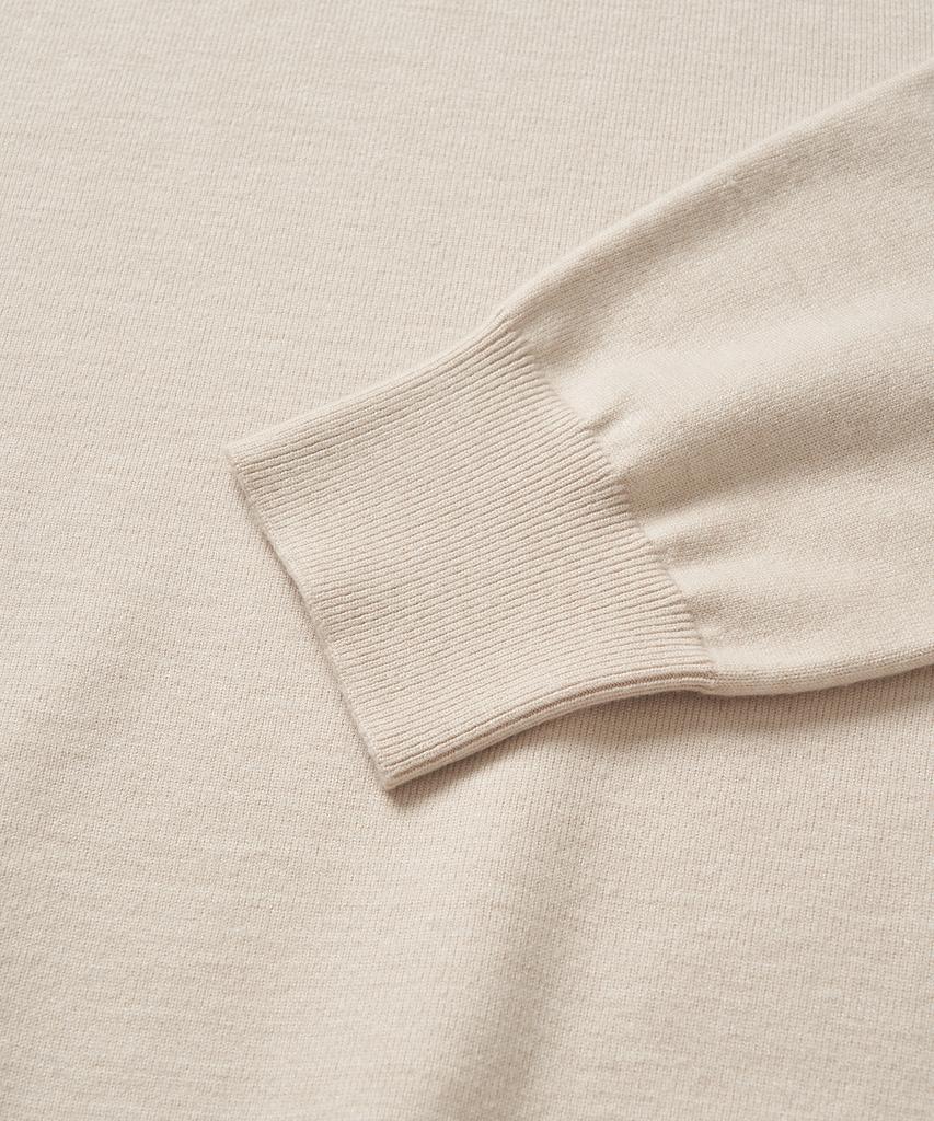 CUZNELLO Soft Touch Round Knit_Oatmeal