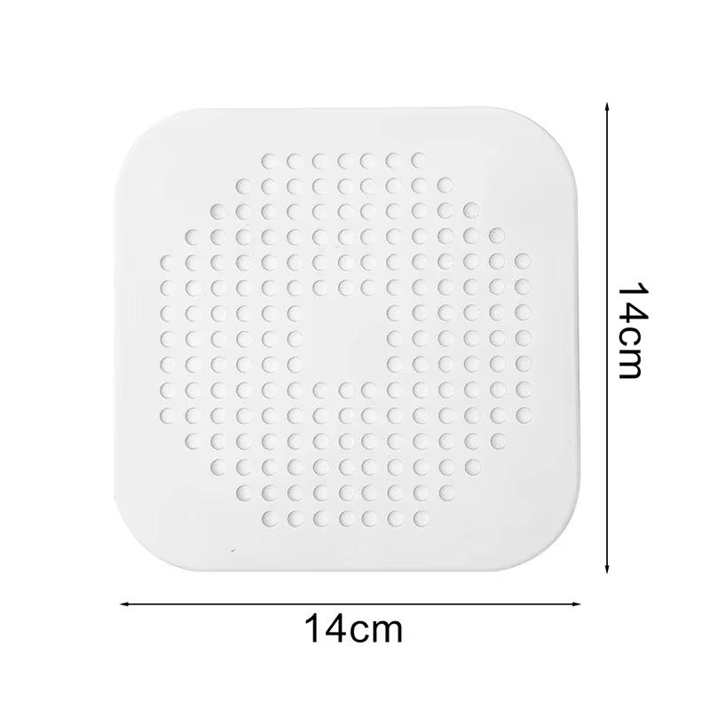 Hair Collection Filter Sink Drain Cover, Silicone Floor Stopper for Kitchen Bathroom Bathtub Shower, Anti-Clog Hair Catcher